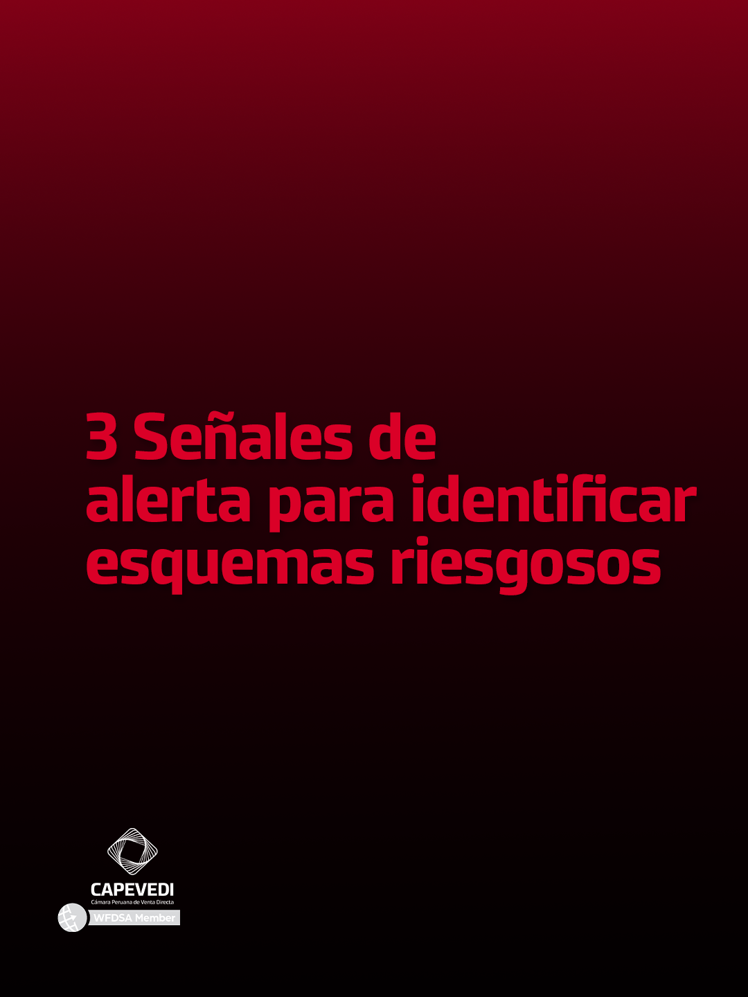 capevedi 3 señales de alerta para identificar esquemas riesgosos album 1